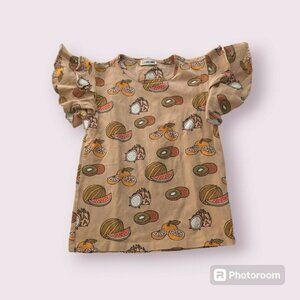 Carljinq Tropical Fruits Top